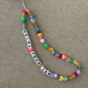 Relax Your Jaw Phone Charm