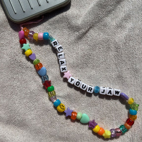 Relax Your Jaw Phone Charm
